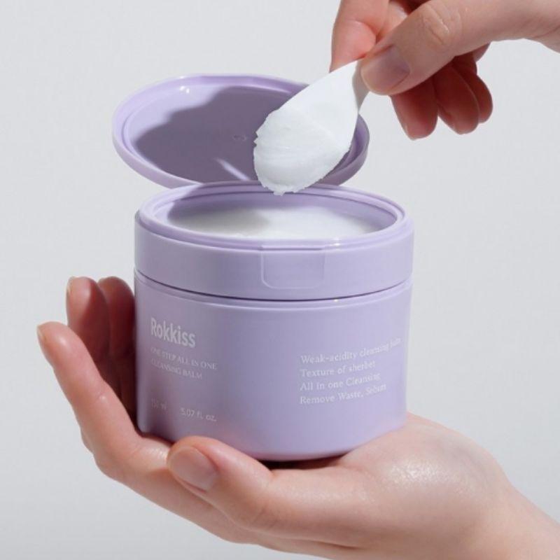 ROKKISS One Step Mild Acidic Cleansing Balm 150ml – Makeup Remover & Deep Pore Cleanser | Korean Skincare
