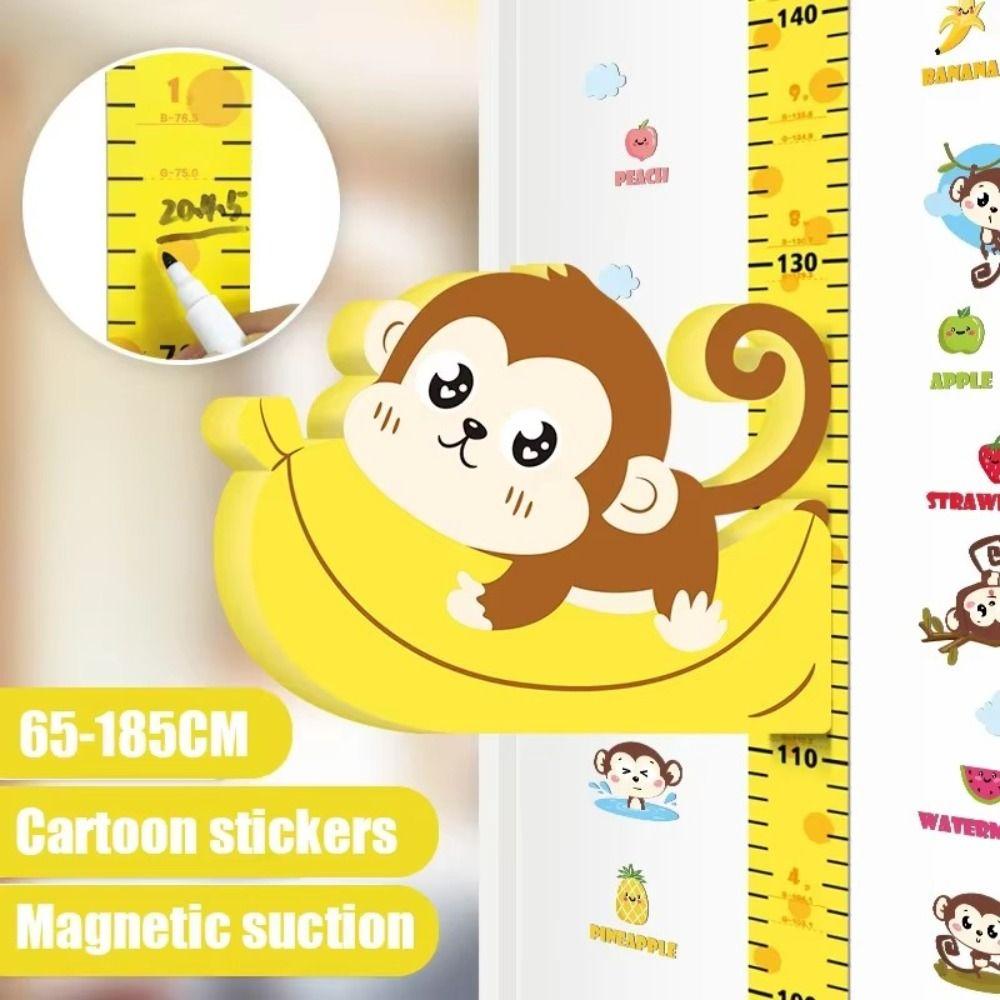

Self-adhesive Height Measuring Ruler Animal Magnetic Wall Sticker for Children Style 12