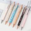 1 Piece Lytwtw's Press Ballpoint Pen Luxury Cute Wedding Gold Metal Stationery School Office Supply High Quality Pens