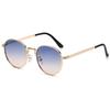 Xiaomi Men Women Vintage Round Metal Sunglasses UV400 Decor Pattern Temple Retro Shades Multi Color For Travel Beach Daily Outdoor 2403