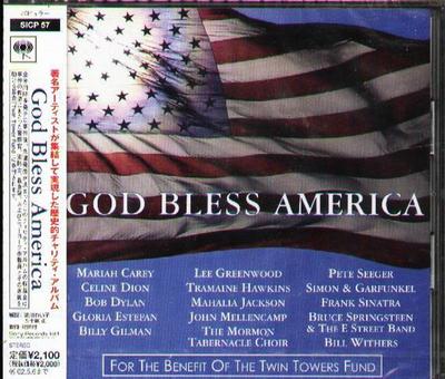 CD VARIOUS LEE GREENWOOD PETE SEEGER  GOD BLESS AMERICA SICP57 Sony Records In 2001 Japan ObiRock Used