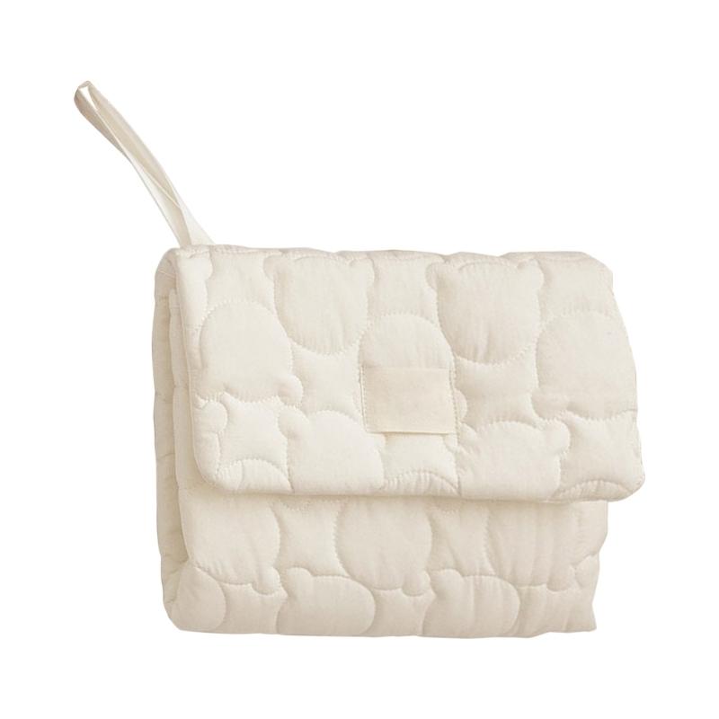 

Lightweight Travel Friendly Baby Diaper Changer Mat Soft Breathable Cotton Diaper Pad for Newborns and Outdoor Activity 1