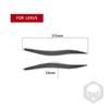 2Pcs Carbon Fiber Headlight Eye Lid Cover Eyebrows For Lexus IS250 IS300 2006-12