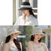 Summer Raffia Sun Hat With Adjustable Ribbon And Wide Brim For Womens Sun Protection