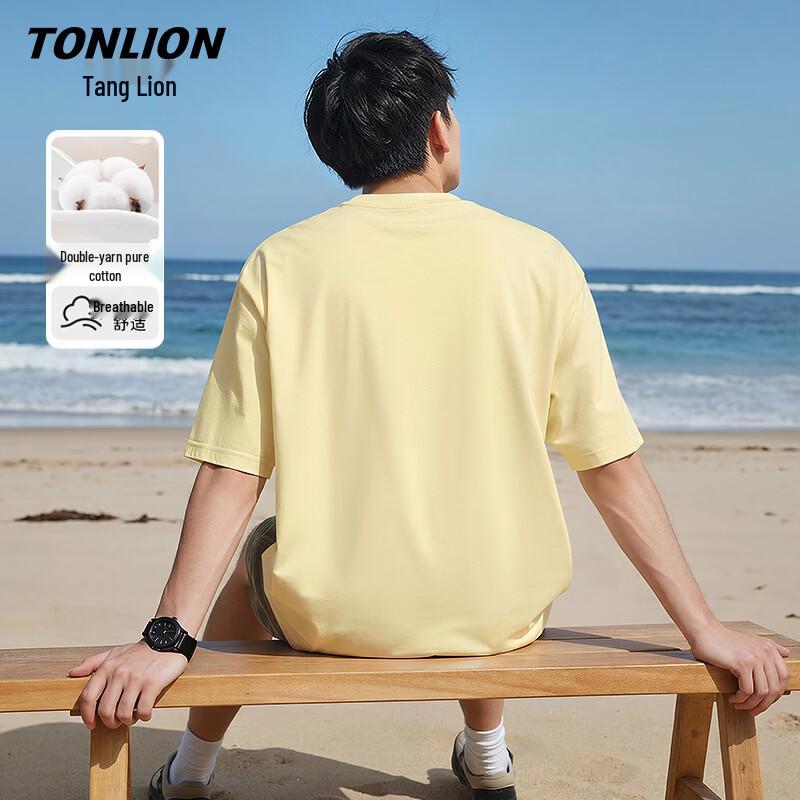 TonLion Men's Cotton Short Sleeve T-Shirt