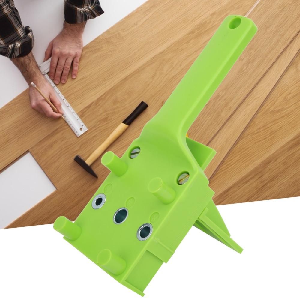 8pcs Handheld Drill Guide Tool Self Centering Hole Saw Kit Versatile Doweling Jig  Woodworking