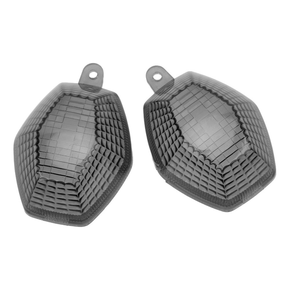 2PCS Signal Covers Motorcycle Turn Signal Light for SUZUKI GSX 650F 2008‑2011Black