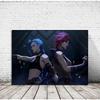 Arcane League of Legends Seriál Plakát Tisk Plátno Umělecké Obrázky Domů do Obývacího Pokoje a Herní Místnosti Nástěnná Dekorace Bez Rámování