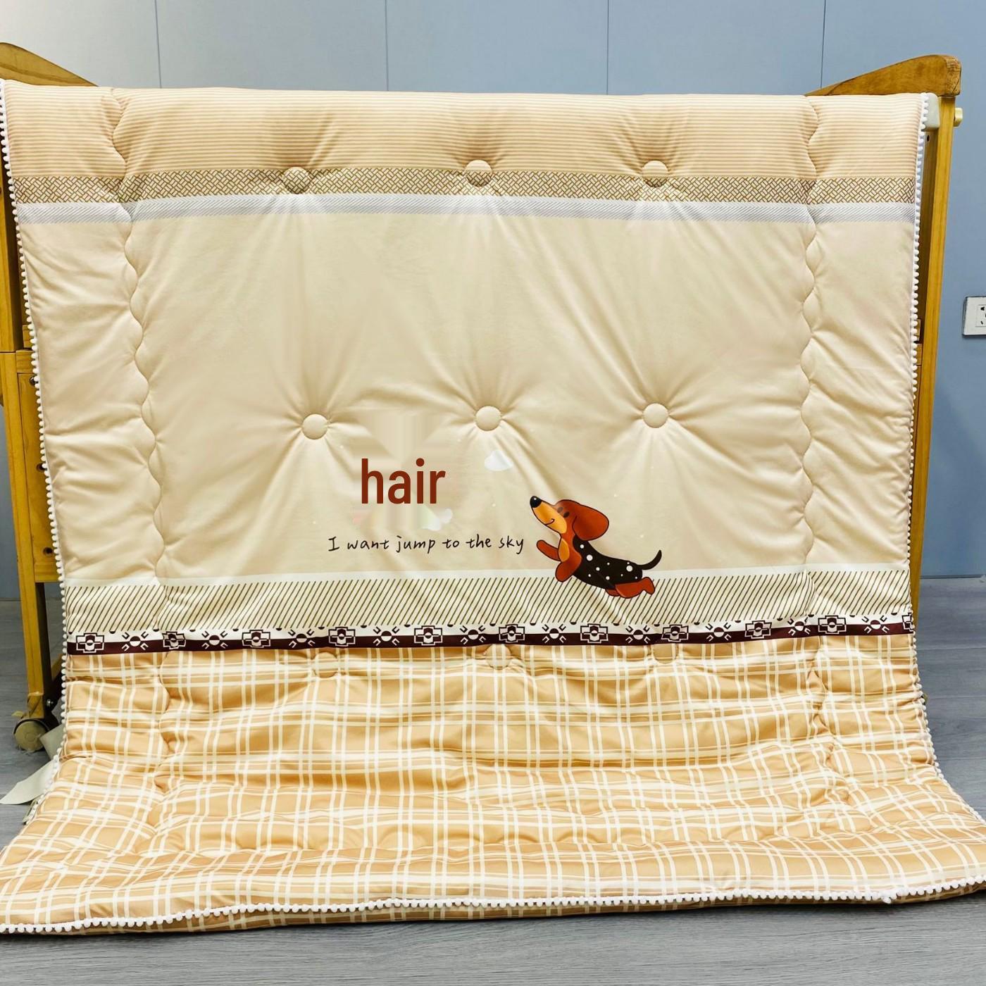 

Мультяшное Милое Осенне-Зимнее Теплое Одеяло для Сна для Малышей, Детсадовский Пуховый Шелк Хлопок 110x140cm Autumn/Winter Quilt