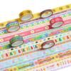 YUBX Masking Tape Cute Cartoon Washi Paper Bright Perfect for DIY Gift and 16-Piece Set Patterns, Tape, Colors, Crafts, Journals, Planners,