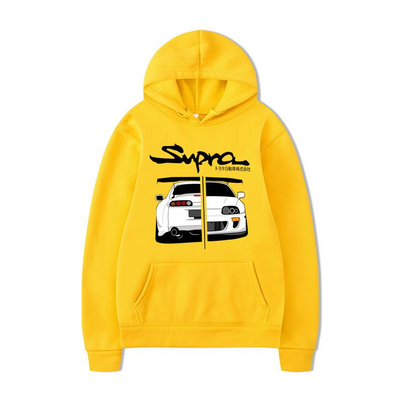 New Men's Daily Sweater, Header D Racing Autumn Sweater with Hat