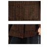 DIMANAF New Plus Size Autumn Women Coat Basic Long Sleeve Jackets Vintage Casual Loose Outerwear Cotton Print