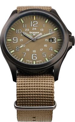 Tracer P67 Officer Pro GunMetal Khaki Vyriškas laikrodis, Rudas, 108631