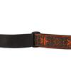 Fender Pasadena Woven Strap, Orange Wallflower, 2" (Made in Canada)