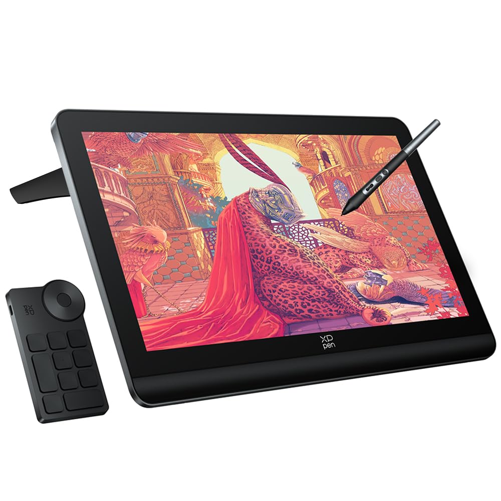 

XPPen LCD Tablet Inch 4K Resolution LCD Pen Tablet with 2 Types of X3 Pro Pens for Manga Left Hand Device Stand Year Compatible with Windows Drawing чорний
