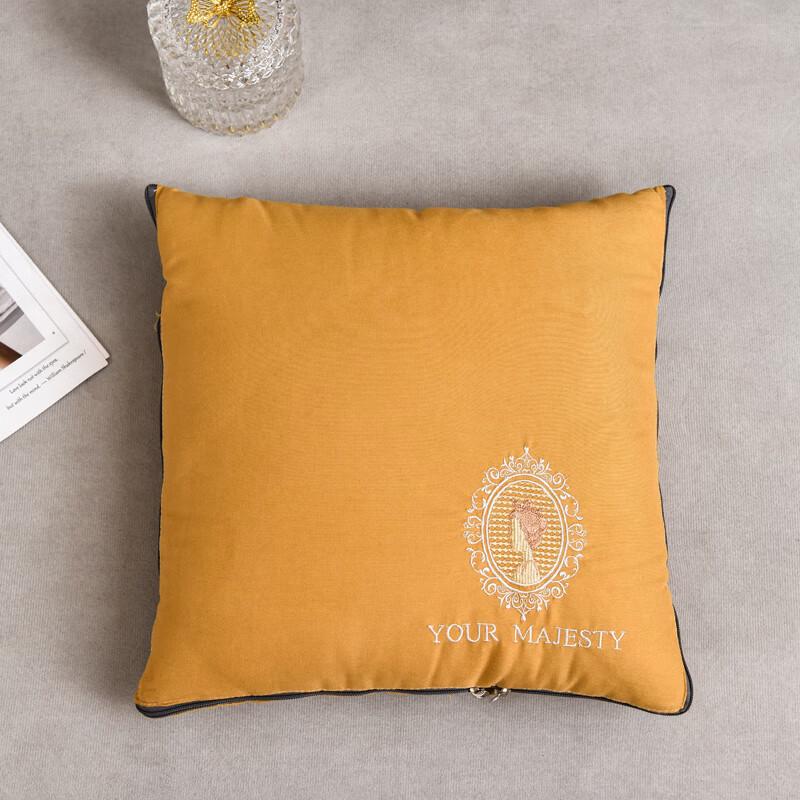 Embroidered Cloud Fleece Pillow Quilt