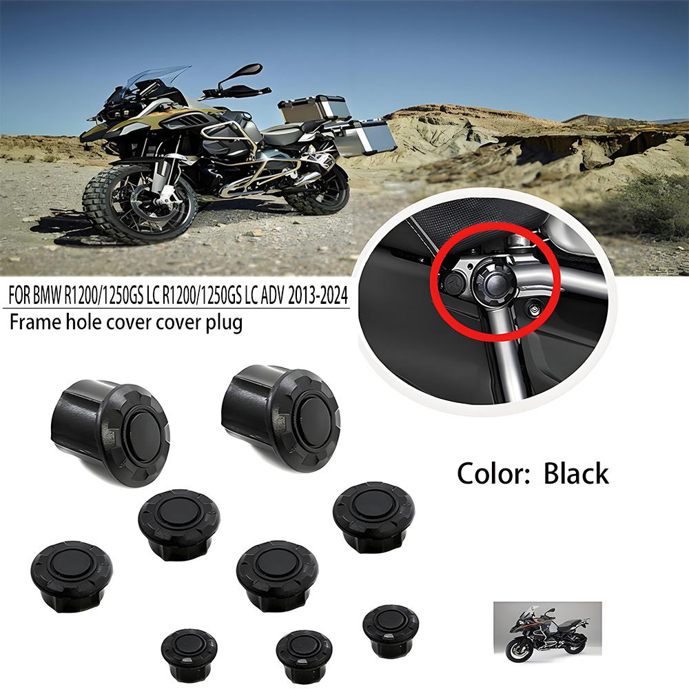 Motorrad Rahmenloch Abdeckkappen Stecker Dekorative Rahmenkappen Set Für BMW R1250GS R1200GS R 1250 GS R 1200 GS LC ADV Adventure