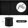 650 Paracord 9 Strand 4mm Parachute Rope With Multifunctional Spool Reel For DIY Making Lanyard Bracelet Dog Collar Tent Rope