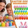 Plastic Easter Eggs, Pack Of 36 Printed Plastic Easter Eggs Loose Plastic Easter Eggs Empty Easter Eggs Plastic Eggs