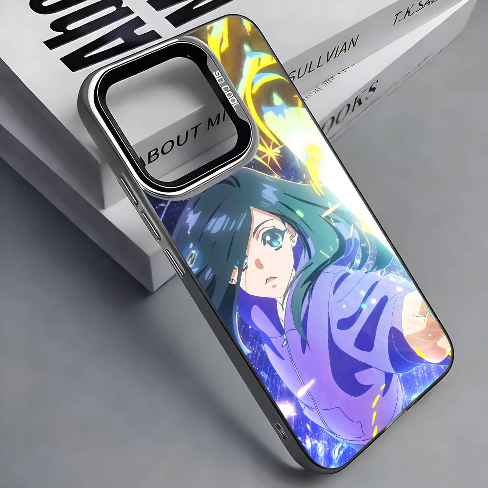 Anime Z-Zenshu Phone Case For iPhone 17,16,15,14,13,12,11 Plus,Pro Max,Colored Silver Phone Case