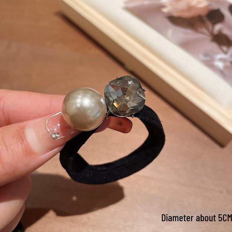 

Резинка для волос с жемчугом премиум-класса: Высокоэластичный и прочный, новый небольшой ароматизированный стиль для хвостиков и аксессуаров для волос.