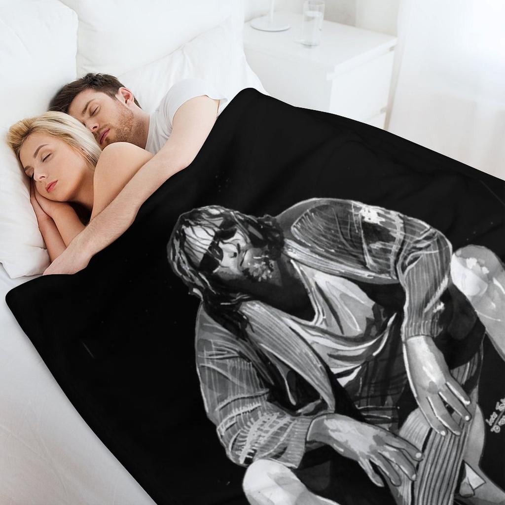 Obviously you're not a Golfer - Ink Throw Blanket Flannel Hairy Tourist Thermal Blankets