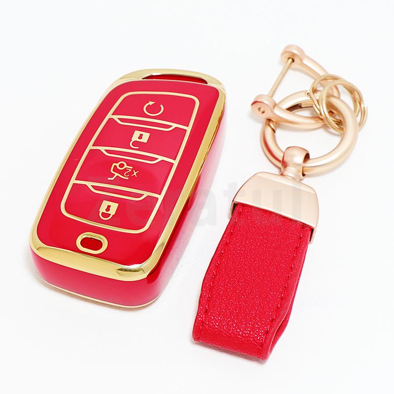 4 Buttons For Changan Hunter F70 Cs35 Cs75 Plus Cs85 Coupe Cs95 Remote Key Fob Holder Cover Case Protector Skin Accessories