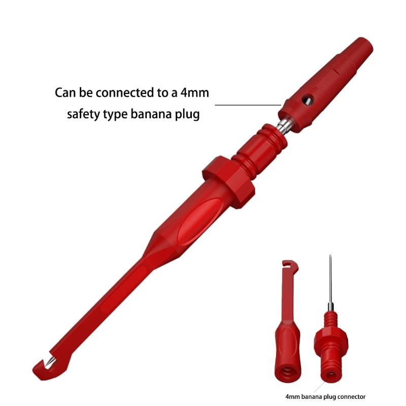 Automotive Circuit Tester Clip Safety Test Clip Insulation Test Clip Quick Piercing Hook Multimeter Hook Test Clip