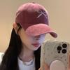 Embroidery Embroidery Bow Baseball Cap Cotton Sun Hat Simple Bowknot Baseball Hat  Outdoor