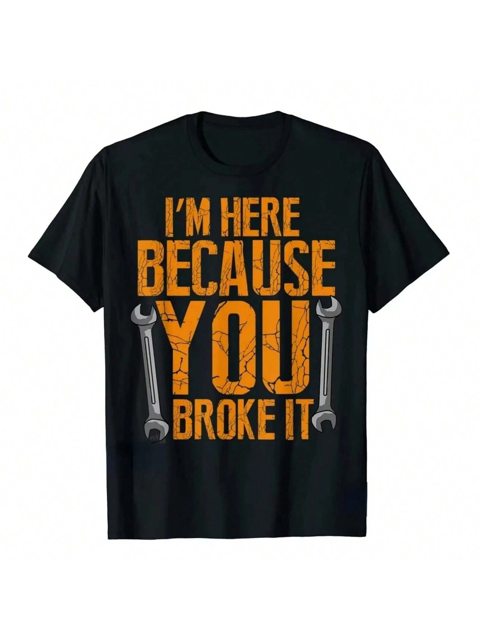 Funny Maintenance Worker Gifts T-Shirt Dominant Wounisex unisex Short-Sleev Loose Breathable Casual Shirt Fashion Tops Clothing Tops S разноцветный