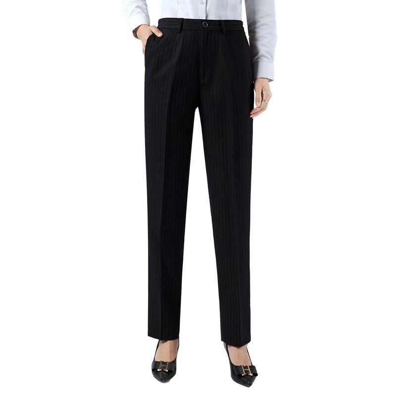 Luomeng Women's Straight-Leg Suit Trousers