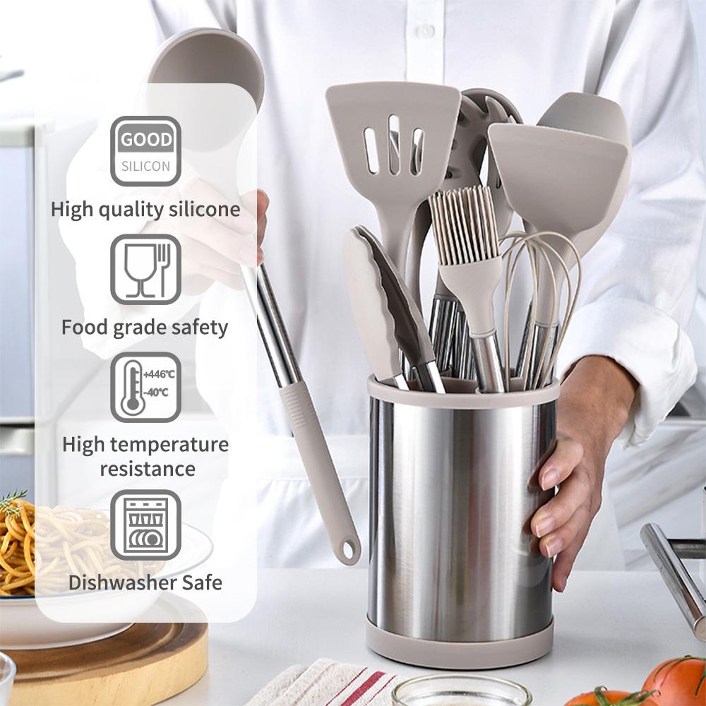 1 Silicone Utensils for Cooking Silicone Kitchen Utensils Set Silicone Cooking Utensils Set Heat Resistant