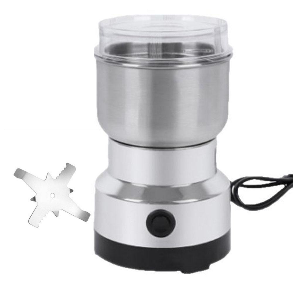 

8 Лопастей 150 кВт Кухонная Электрическая Мельница для Специй 300 мл Кофемолка из Нержавеющей Стали Машина для Измельчения Трав (Сертифицировано FDA/LFGB/CE) B