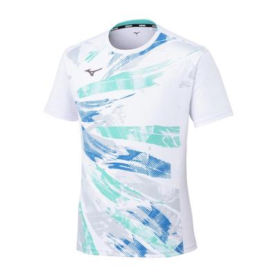 Tennis and Badminton Game Dynamotion Perfect for Club Size 62JAC028 Shirt, Moisture-Wicking, Quick-Drying, Fit, Activities, Unisex, White, S,