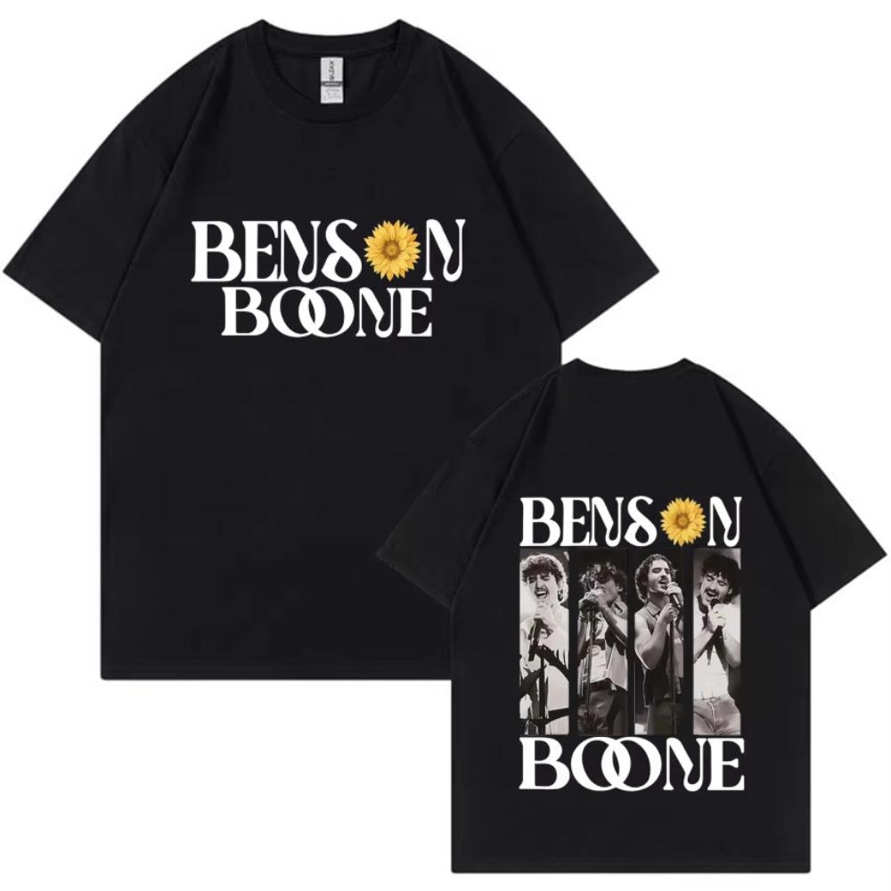 Benson Boone American Heart Tour Gothic Graphic Humor T-Shirts Men Women Tshirt Cotton High Quality Cozy Casual Top S