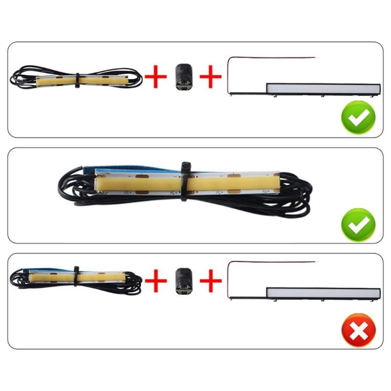 LED Light Strips Bright Lights Kit With Tape Easy Installation For Cabinet Workbench Photography Lights Accessories