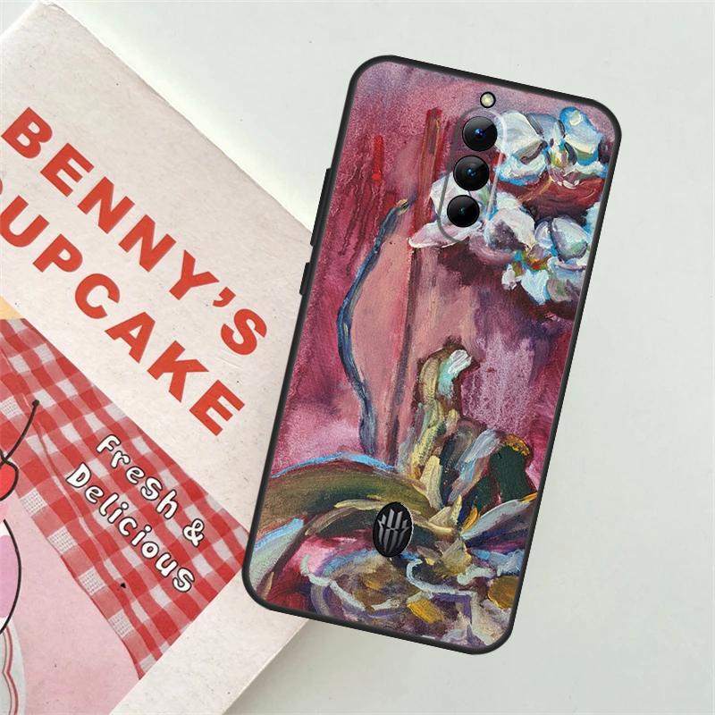 Orchid Flowers Colorful Case For ZTE Nubia Red Magic 8S 8 9 Pro Plus RedMagic 6 6S Pro 7 7S Pro 6R 5S 5G Soft Cover