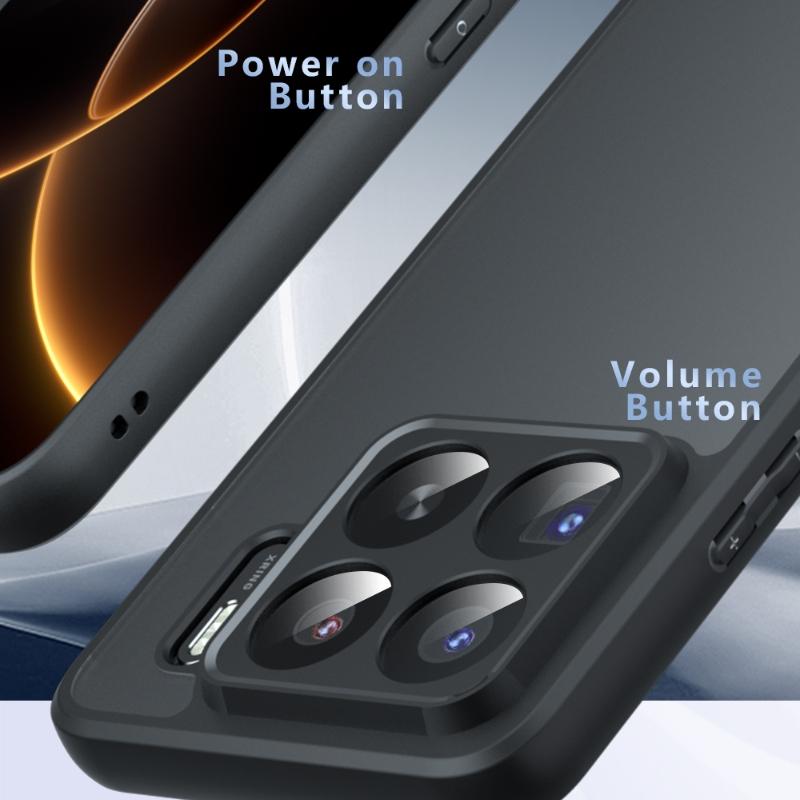 For Xiaomi 15S Pro Case Cover Mi 15S Pro Capas New Shockproof Phone Bumper Back Matte Frosted Transparent Fundas Xiaomi 15S Pro