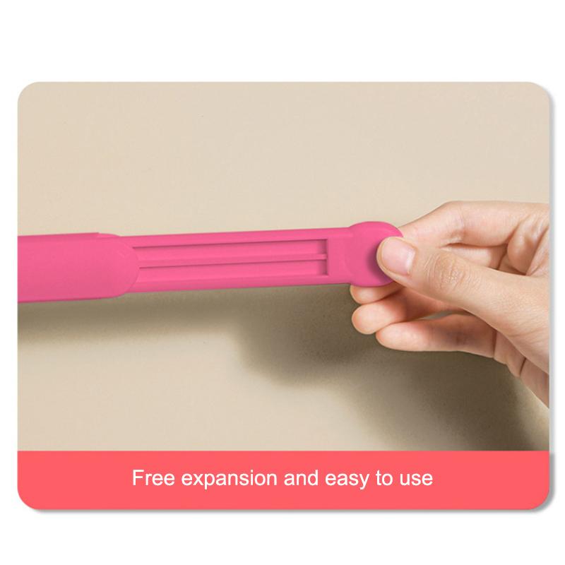 Plastic Retractable Hook Strong Load-Bearing Adhesive Headband Hair Ring Storage Rack No Need To Drill Holes Behind The Door