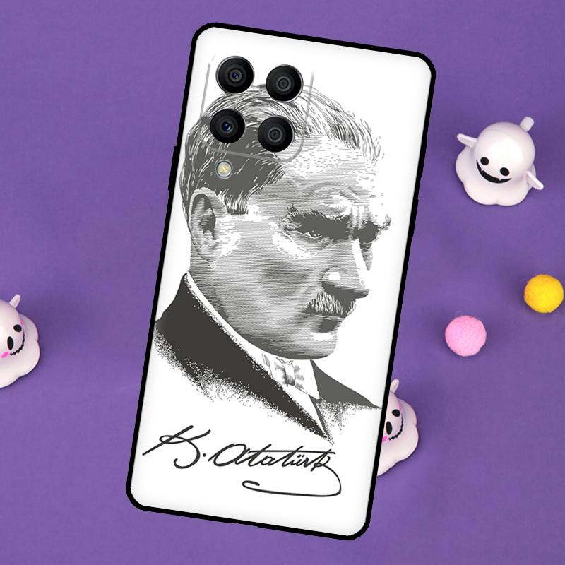 Mustafa Kemal Ataturk Cover For Samsung Galaxy M20 M30s M33 M13 M23 M53 M15 M55 M31 M51 M14 M34 M54 M32 M52 Case
