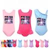 5061 Kids Girls Rumi Mira Zoey Print Swimsuit Swimming One-piece Bodysuit Swimwear