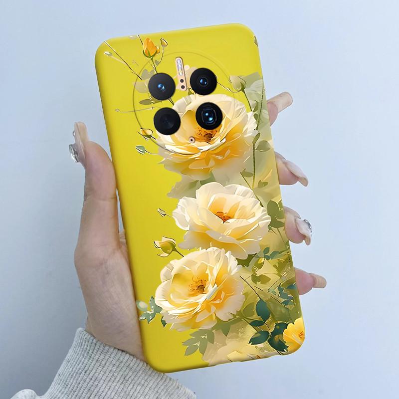 For Huawei Mate 50 Pro Phone Case DCO-AL00 DCO-LX9 Flower Girl 2025 Design Soft Silicone TPU Back Housing for Mate50 Pro Covers