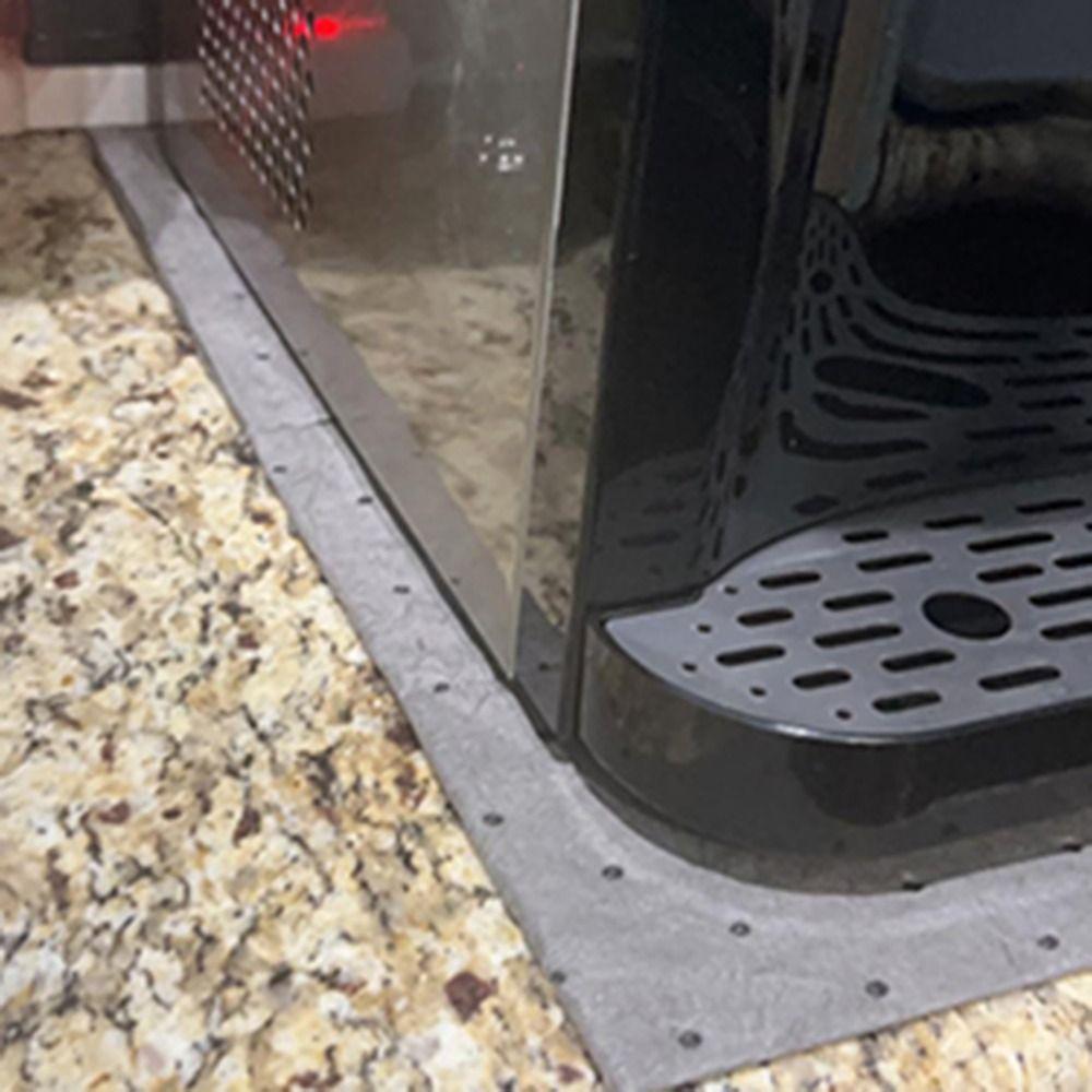 5Pcs Absorbent Mat Oil Spill Mat Grey Garage Floor Mat Shearable Oil Absorbent Pads Under Car