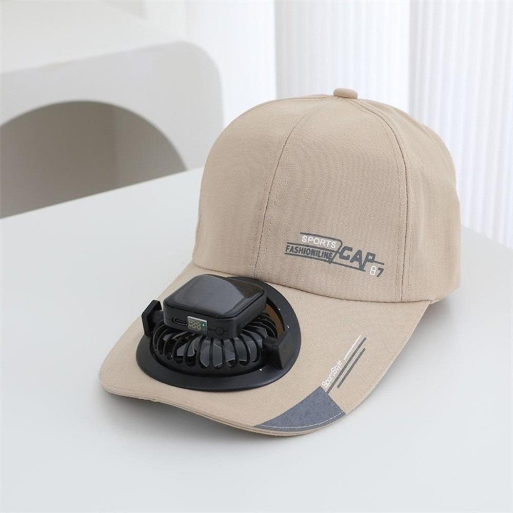 Breathable Solar Cooling Fan Hat Built-in Fan Fan Hat New Baseball Cap Outdoor