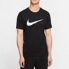 Nike Swoosh Logo Cuff Short Sleeve T-Shirt Men Tops Black CK2253-010