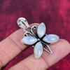 Mondstein 925 Massiv Sterlingsilber Anhänger, Handgefertigter Edelsteinanhänger, Geschenk für Mama Antikschmuck