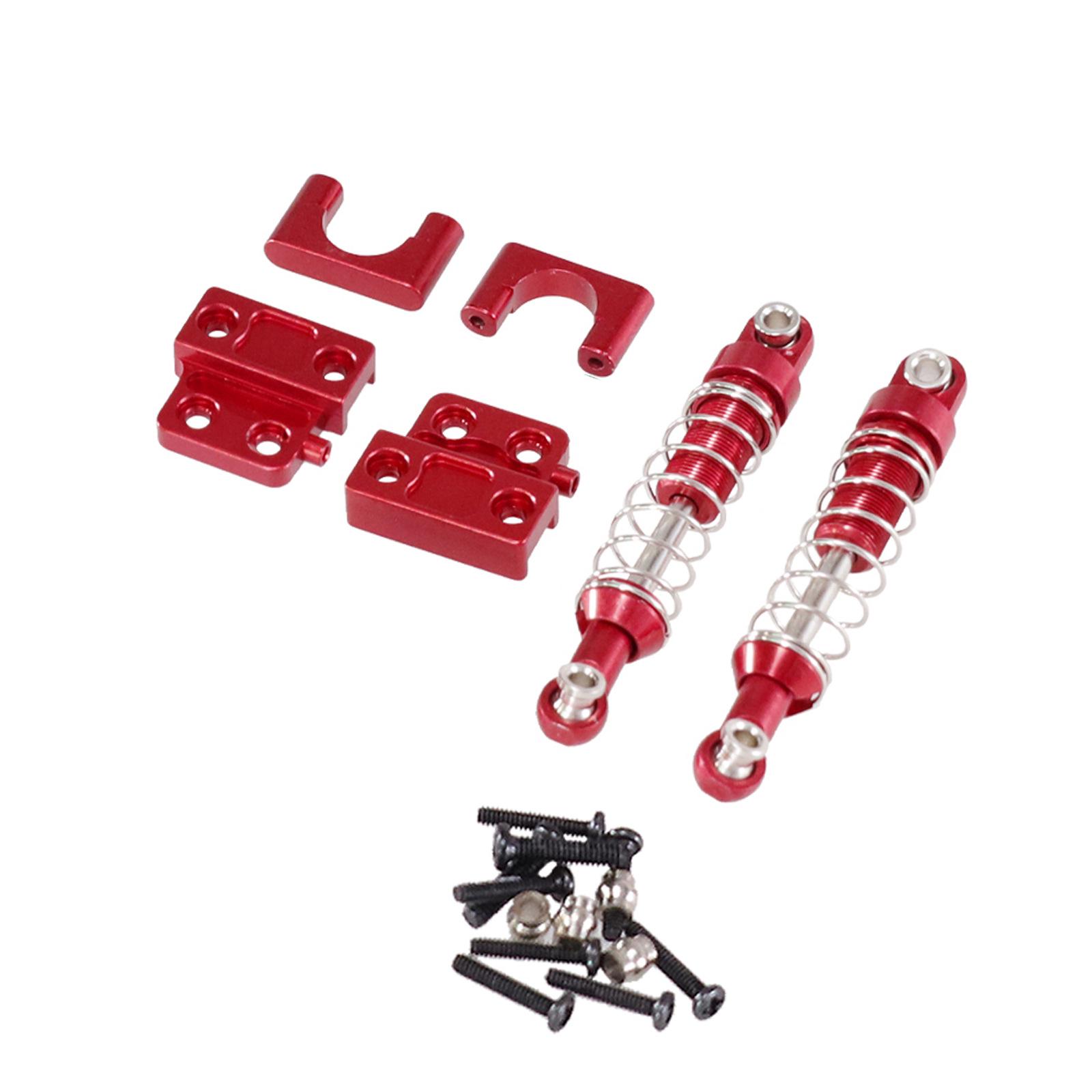 

Mangniu MN82 LC79 RC Car Metal Rear Axle & Shock Absorber Upgrade червоний
