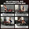 Hip Thrust Machine with Adjustable Platform, 270 Kg Capacity and Weight Holder, Red