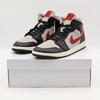 BQ6472-060 Nike WMNS Air 1 Mid Black Grey Gym Red