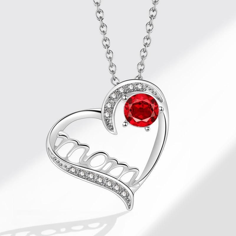 Eternal Heart Delicate Clavicle Necklace For Women Versatile Birthday Gift Elegant Pendant Jewelry Accessory